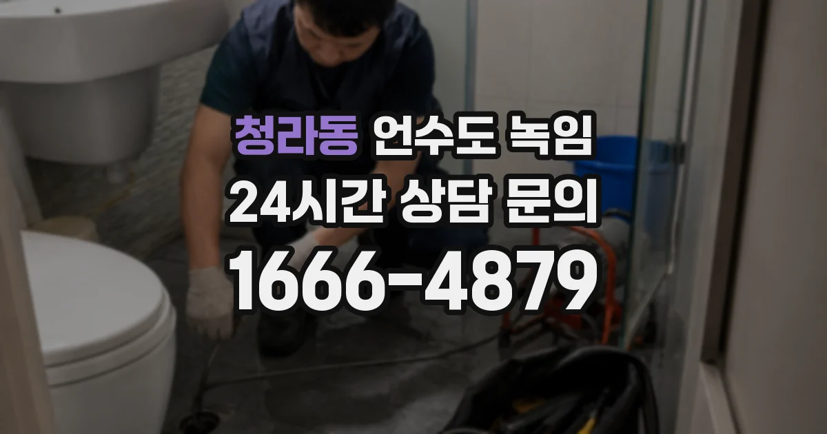 청라동 언수도 녹임