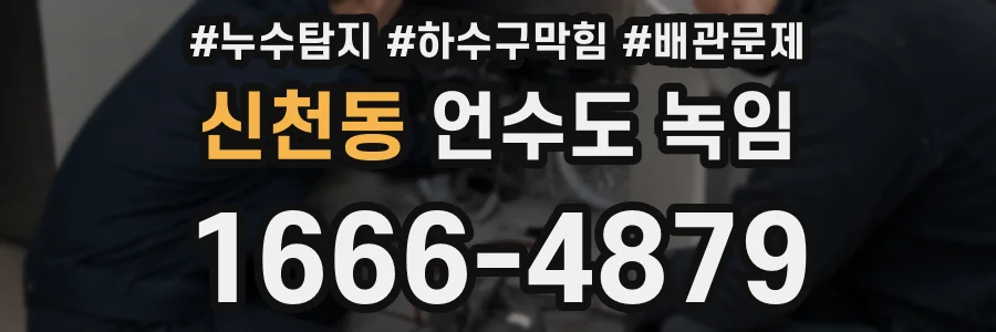 신천동 언수도 녹임