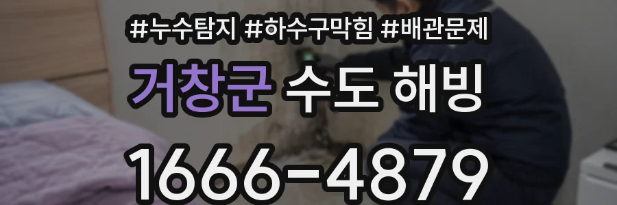 거창군 수도 해빙