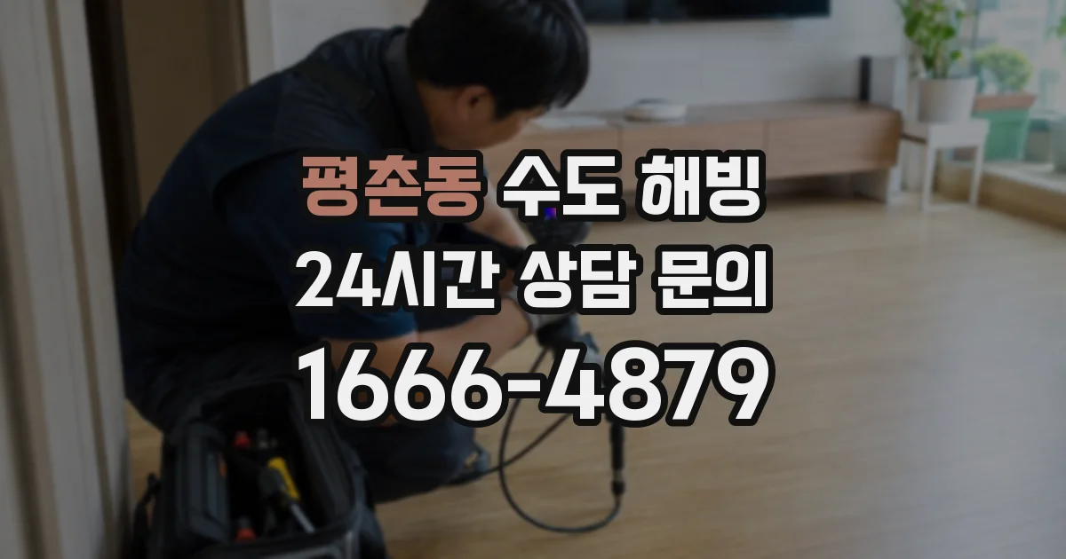 평촌동 수도 해빙