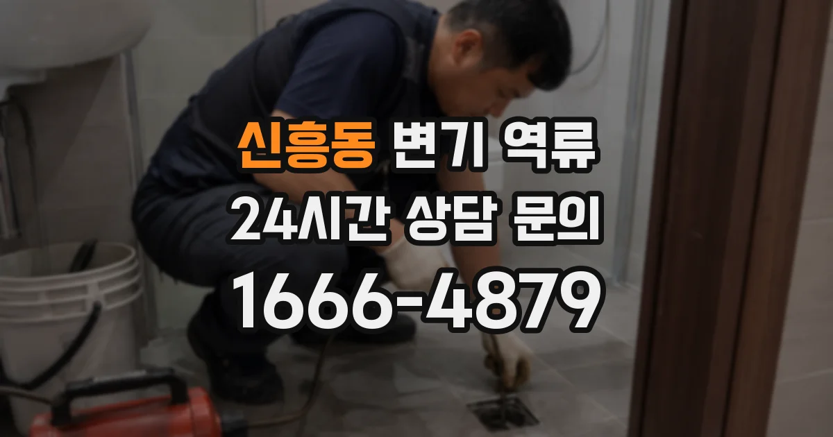 신흥동 변기 역류
