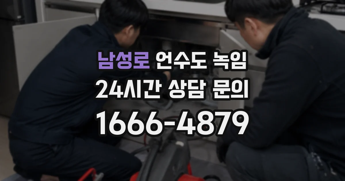 남성로 언수도 녹임
