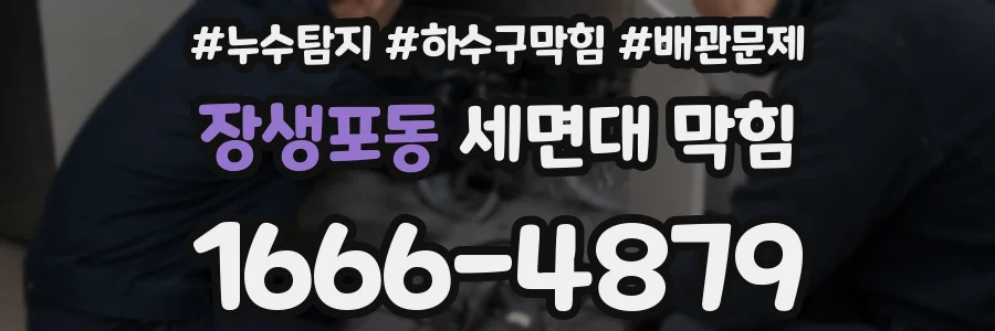 장생포동 세면대 막힘