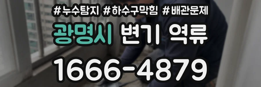 광명시 변기 역류