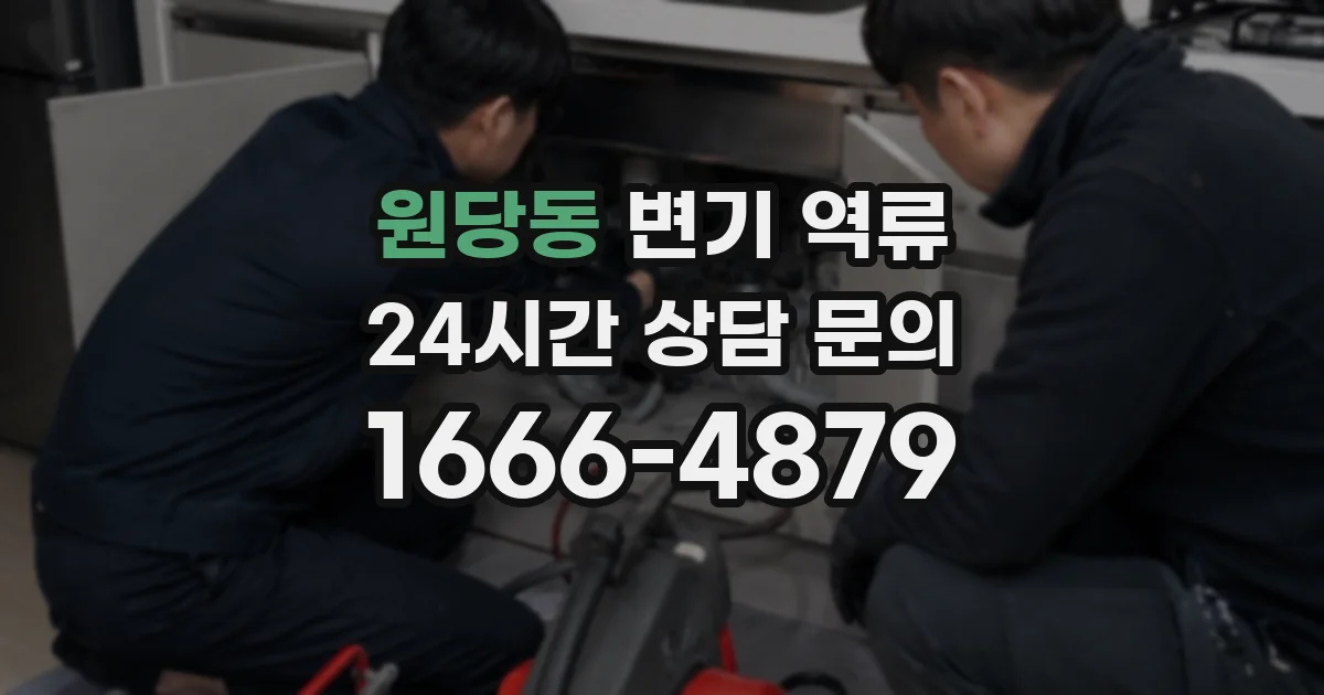 원당동 변기 역류