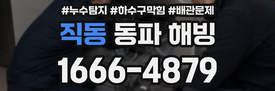 직동 동파 해빙