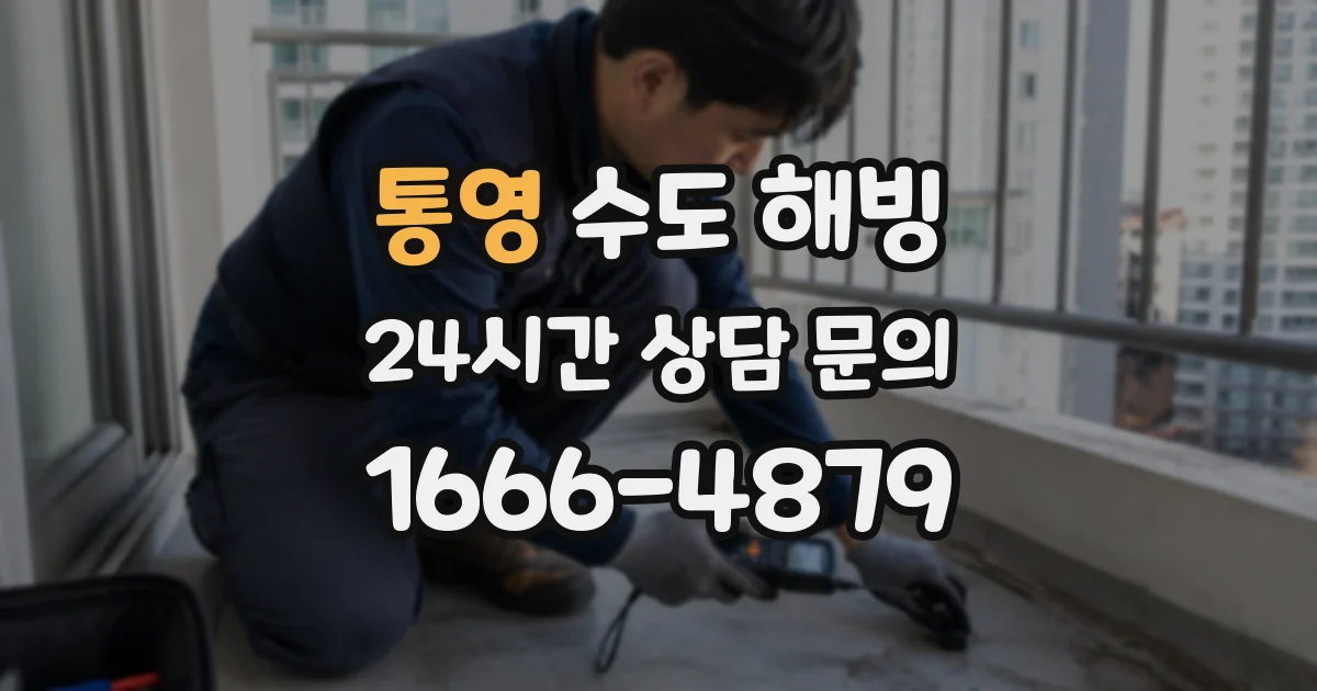 통영 수도 해빙