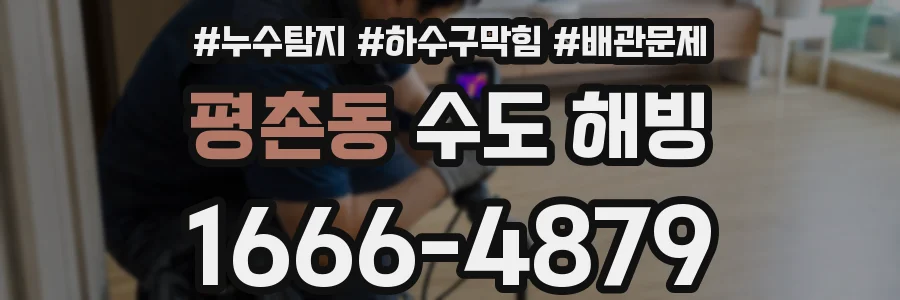 평촌동 수도 해빙