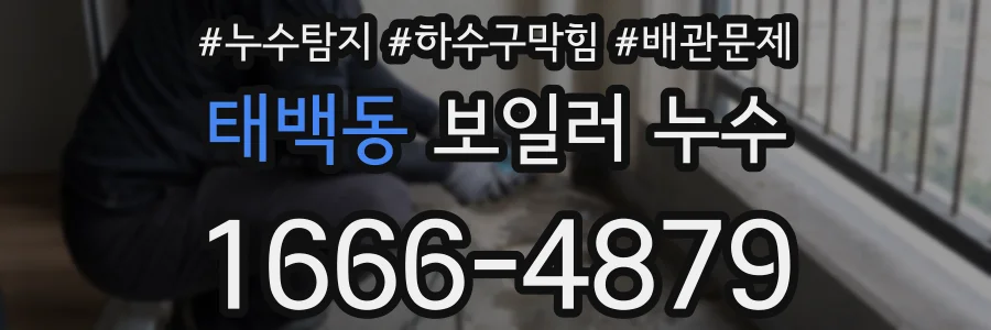 태백동 보일러 누수