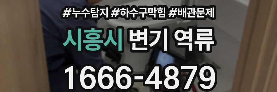 시흥시 변기 역류