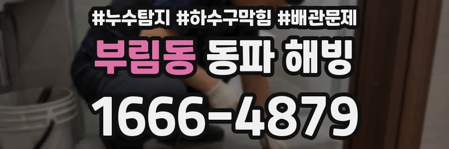 부림동 동파 해빙