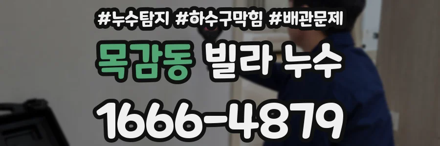 목감동 빌라 누수