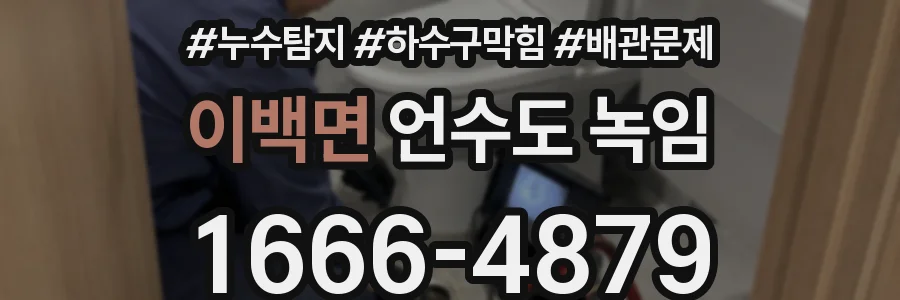 이백면 언수도 녹임