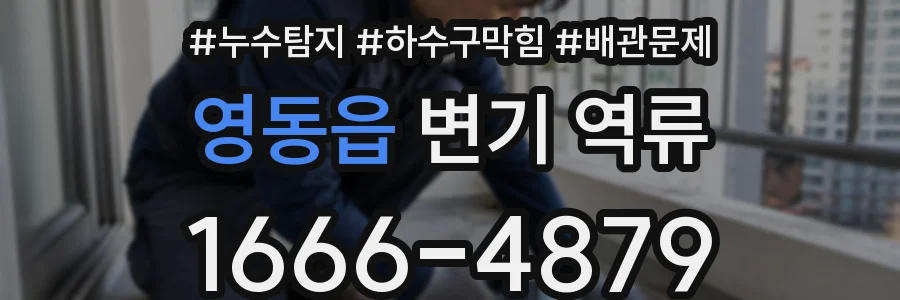 영동읍 변기 역류