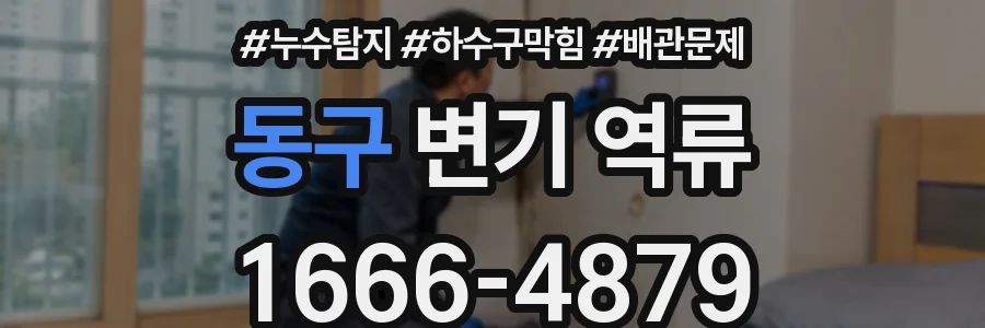 동구 변기 역류
