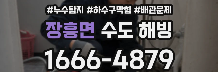 장흥면 수도 해빙