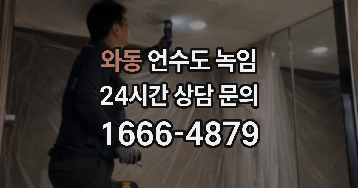 와동 언수도 녹임