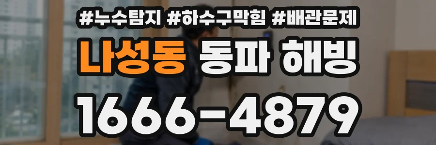 나성동 동파 해빙