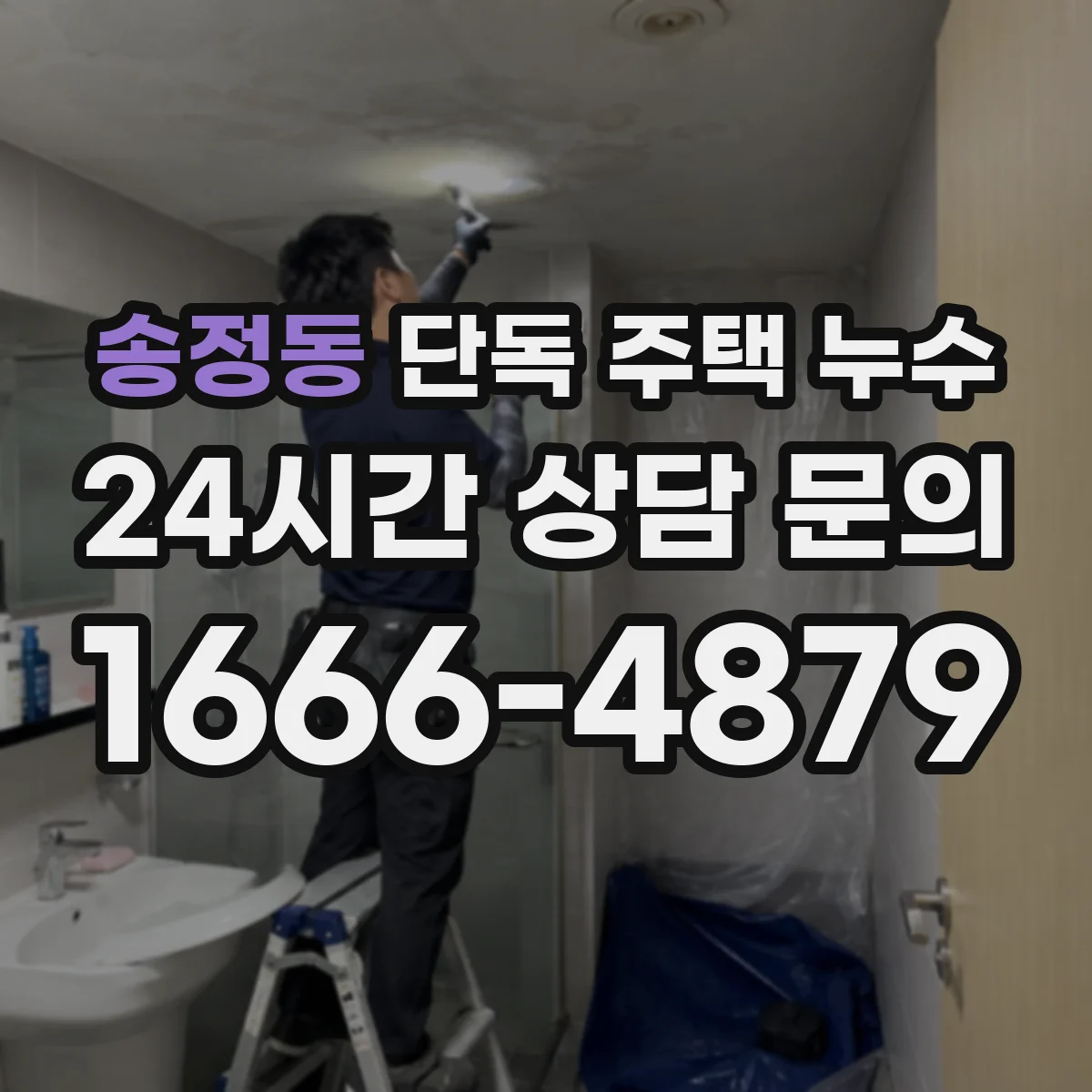 송정동 단독 주택 누수