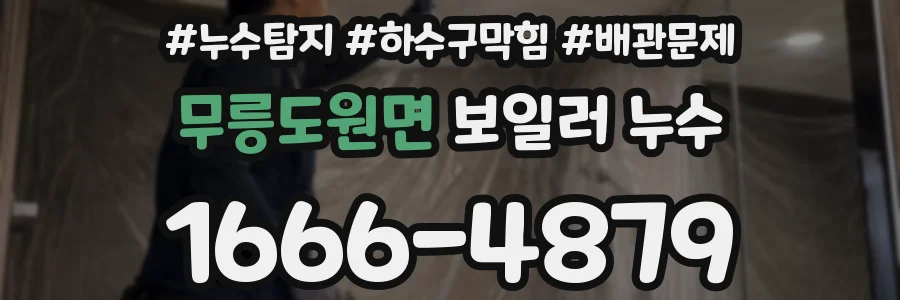 무릉도원면 보일러 누수