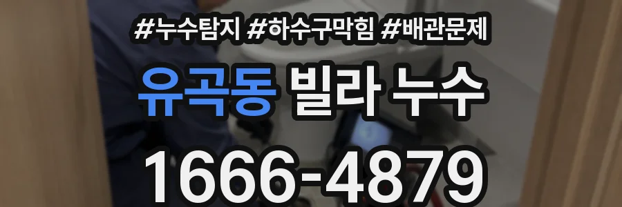유곡동 빌라 누수
