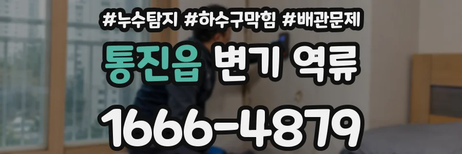 통진읍 변기 역류