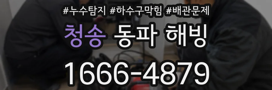 청송 동파 해빙