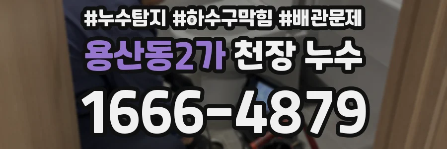 용산동2가 천장 누수