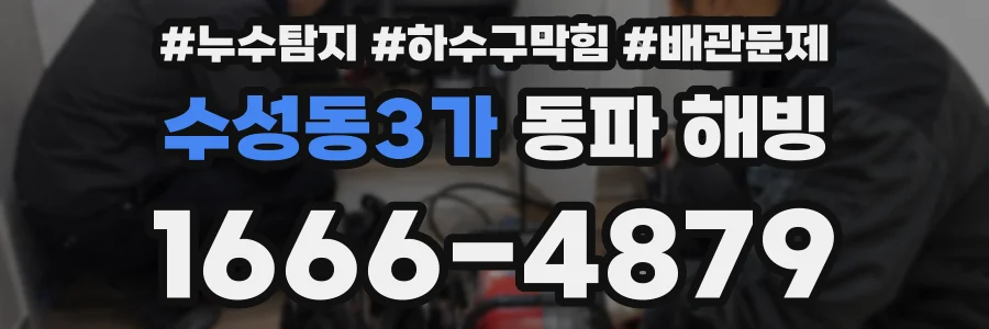 수성동3가 동파 해빙