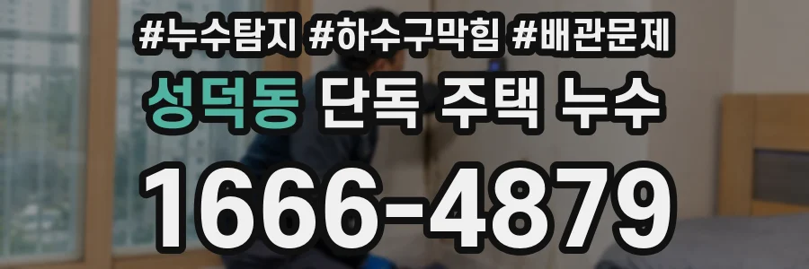 성덕동 단독 주택 누수