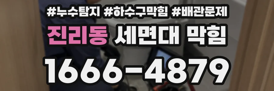 진리동 세면대 막힘