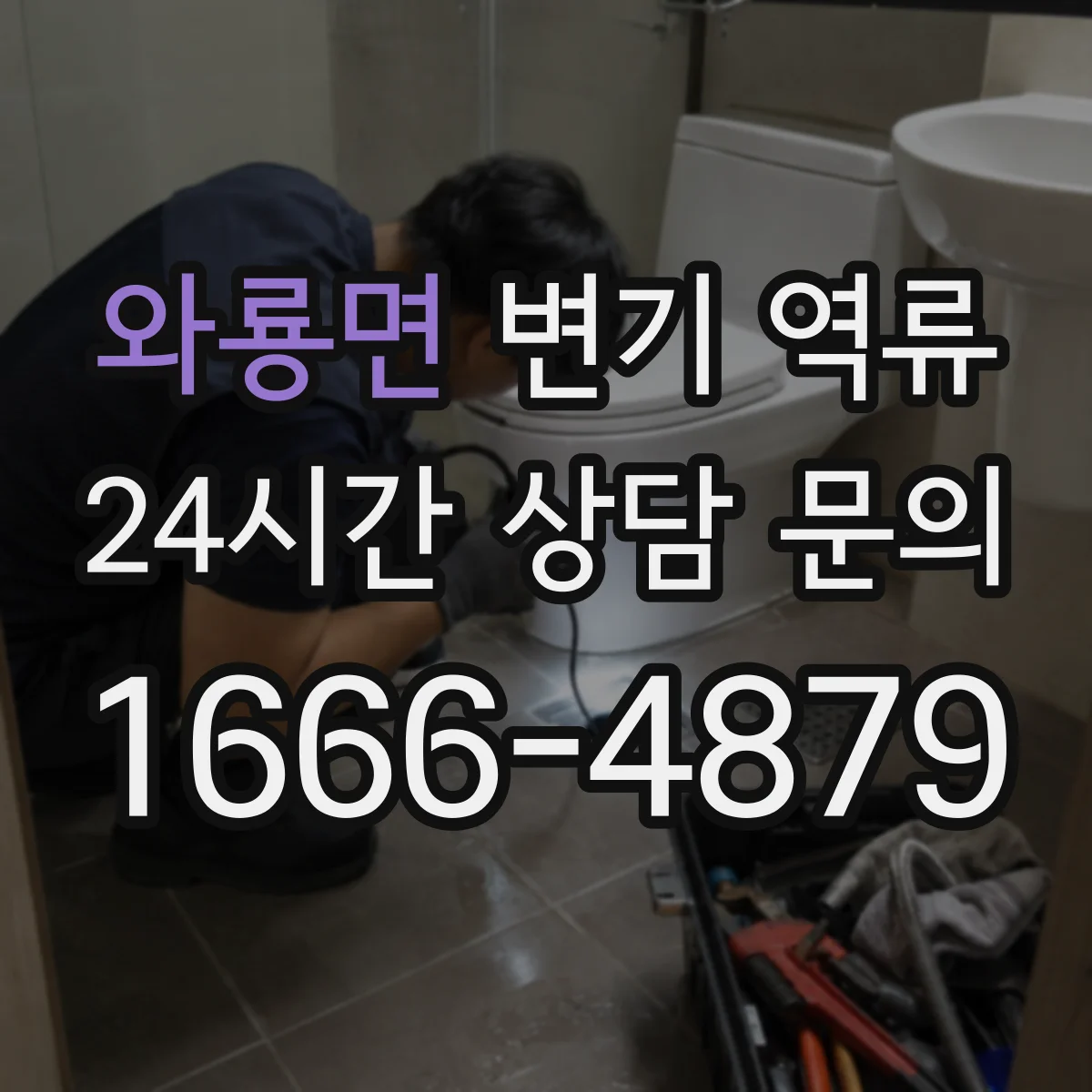 와룡면 변기 역류