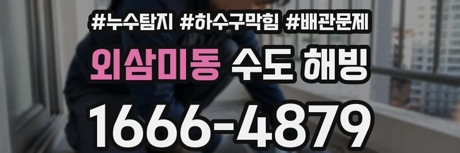 외삼미동 수도 해빙