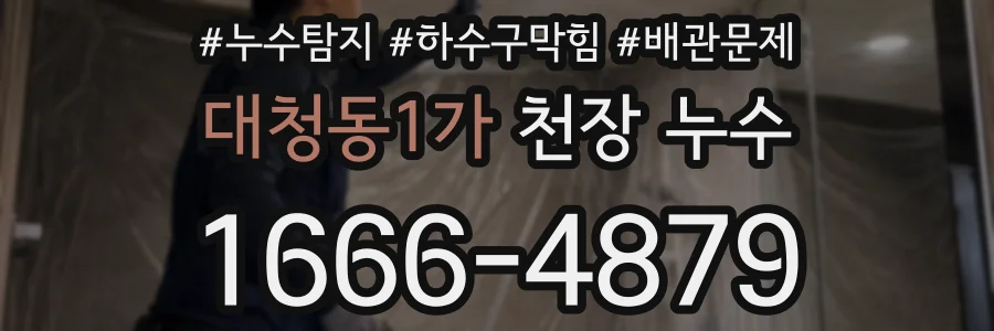 대청동1가 천장 누수