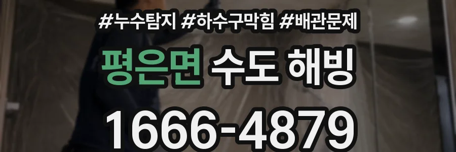 평은면 수도 해빙