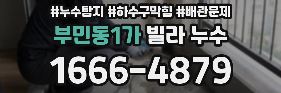 부민동1가 빌라 누수