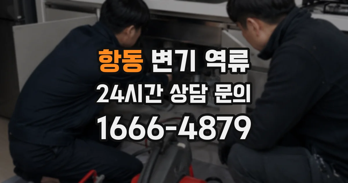 항동 변기 역류