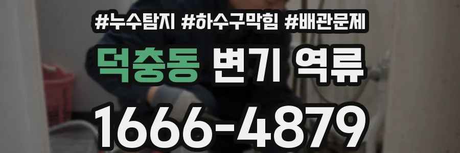 덕충동 변기 역류