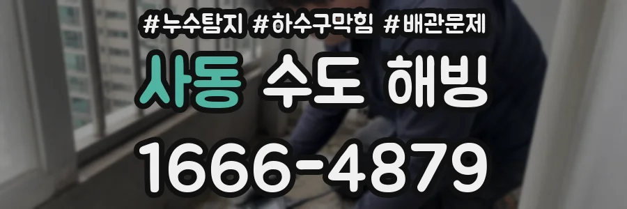 사동 수도 해빙