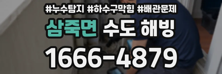 삼죽면 수도 해빙