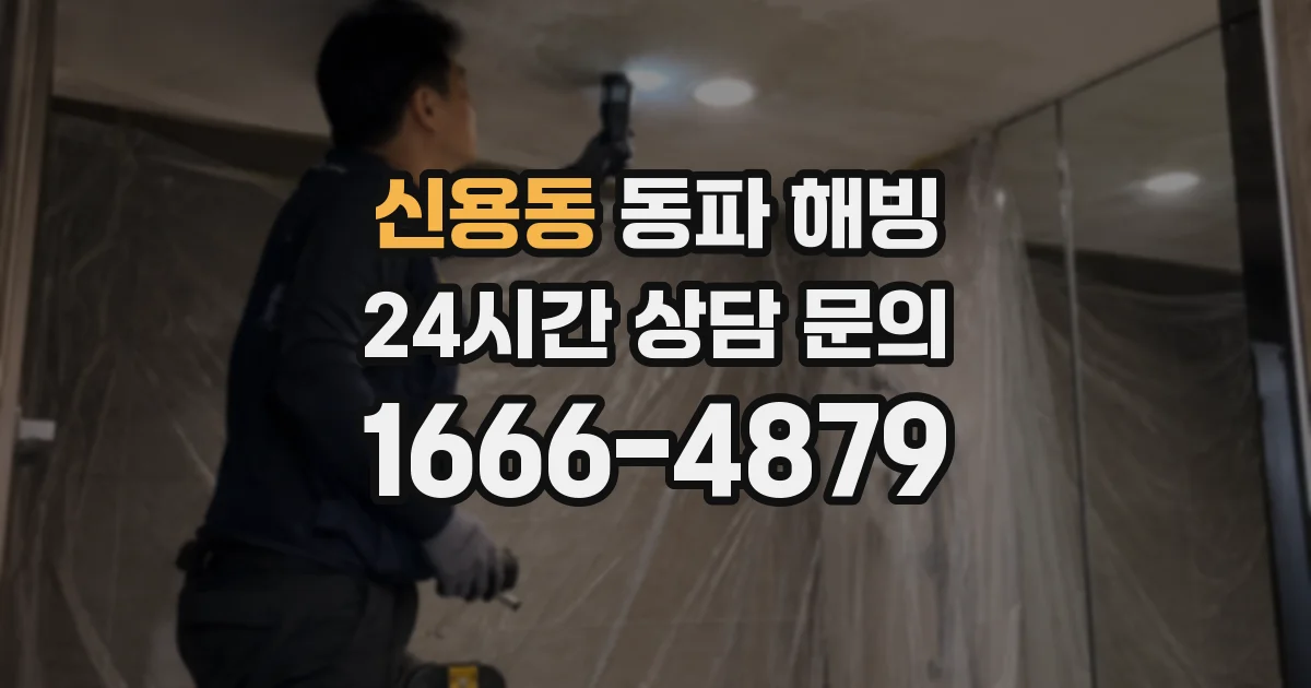 신용동 동파 해빙
