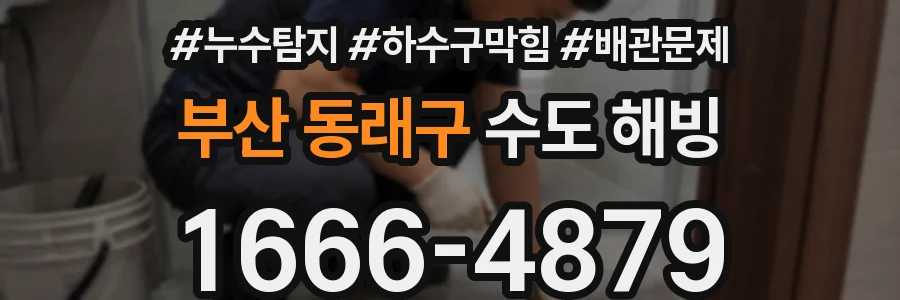부산 동래구 수도 해빙