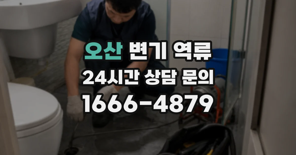 오산 변기 역류