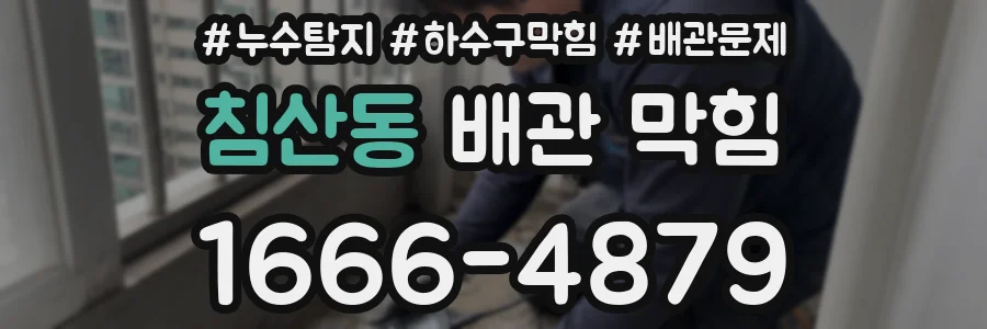 침산동 배관 막힘