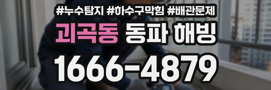 괴곡동 동파 해빙