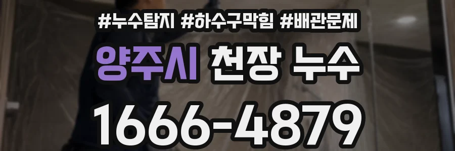양주시 천장 누수