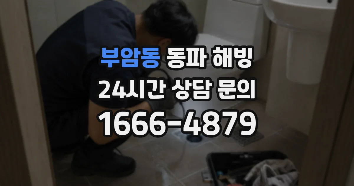 부암동 동파 해빙