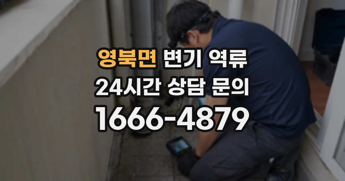 영북면 변기 역류