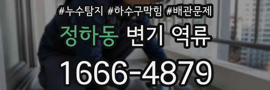 정하동 변기 역류