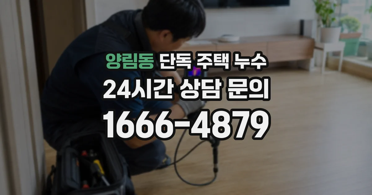 양림동 단독 주택 누수